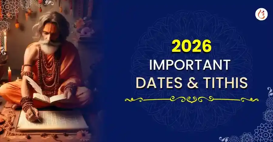 Hindu Calendar 2026 : Important Dates, Tithis & Festival List - Utsav App