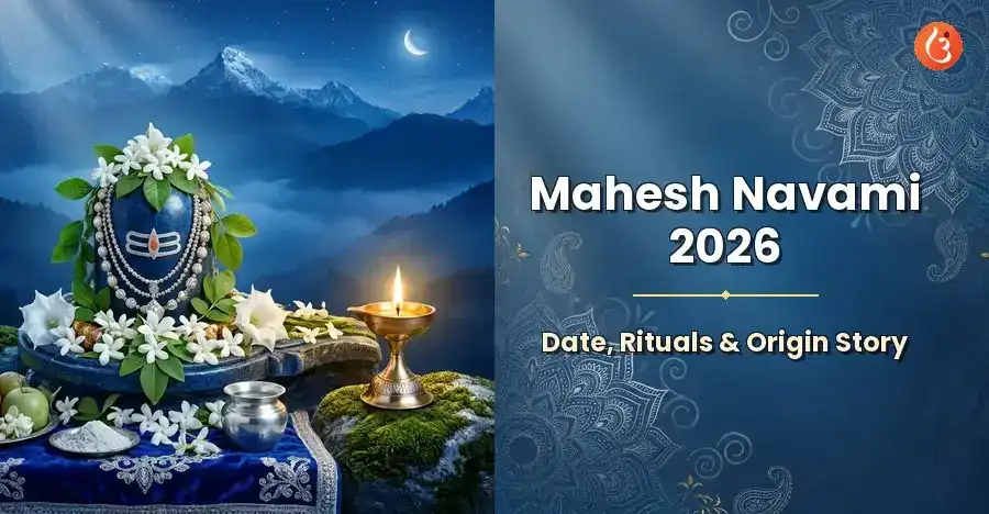 Mahesh Navami celebrations with Lord Shiva and Parvati