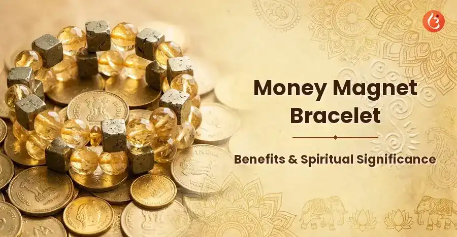Money Magnet Bracelet with crystals like Citrine and Pyrite