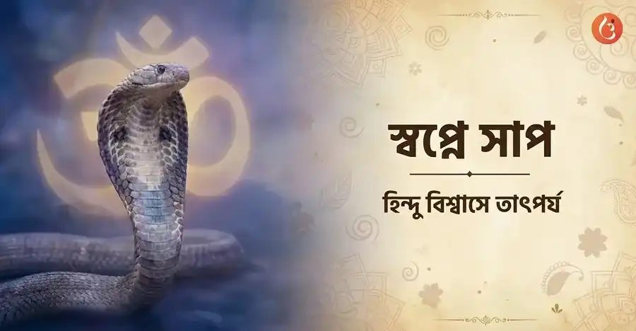 হিন্দু স্বপ্ন শাস্ত্র অনুসারে স্বপ্নে সাপ দেখার অর্থ।