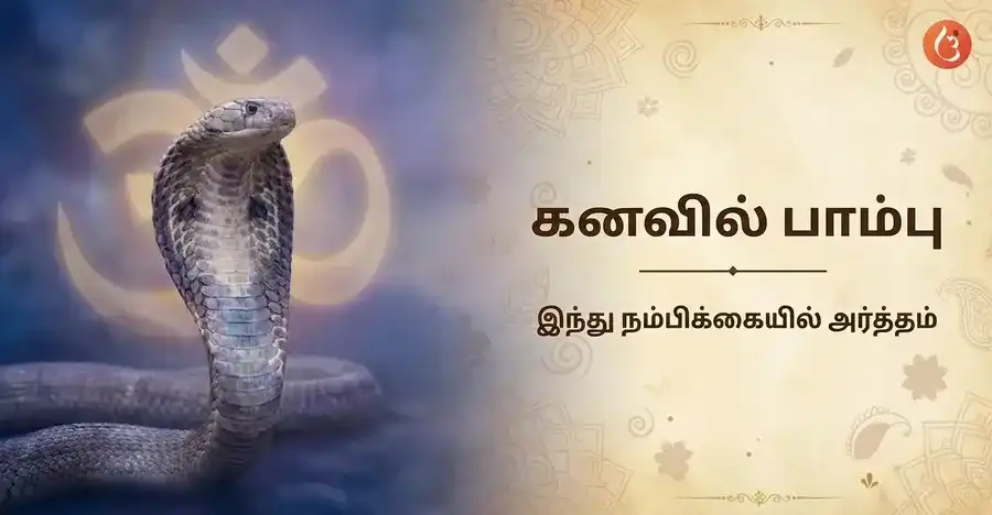 Meaning of seeing snakes in a dream according to Hindu Swapna Shastra.