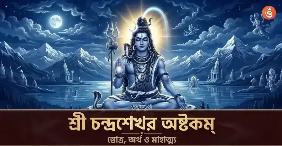 চন্দ্রশেখর রূপে ভগবান শিব ঋষি মার্কণ্ডেয়কে রক্ষা করছেন