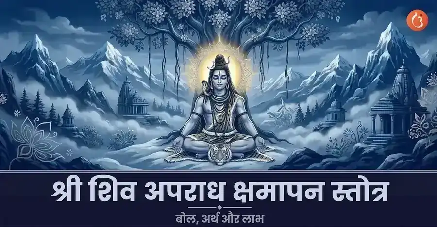 भगवान शिव ध्यान मुद्रा में, करुणामय दिख रहे हैं।
