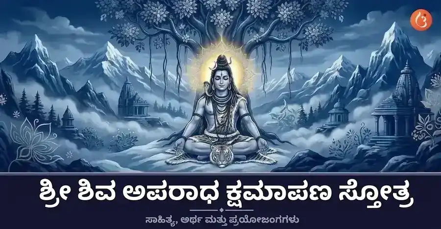 ಧ್ಯಾನಸ್ಥ ಭಂಗಿಯಲ್ಲಿರುವ, ಕರುಣಾಮಯಿಯಾಗಿ ಕಾಣುವ ಶಿವ.