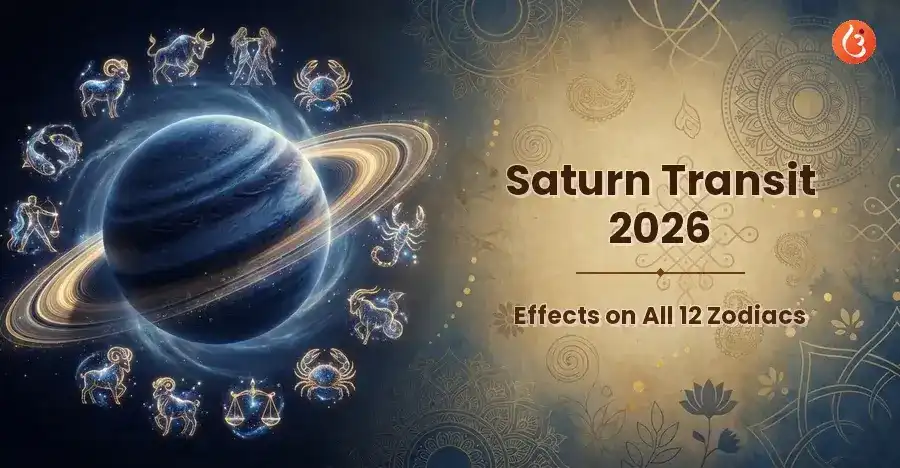 Saturn deity representing the 2026 transit