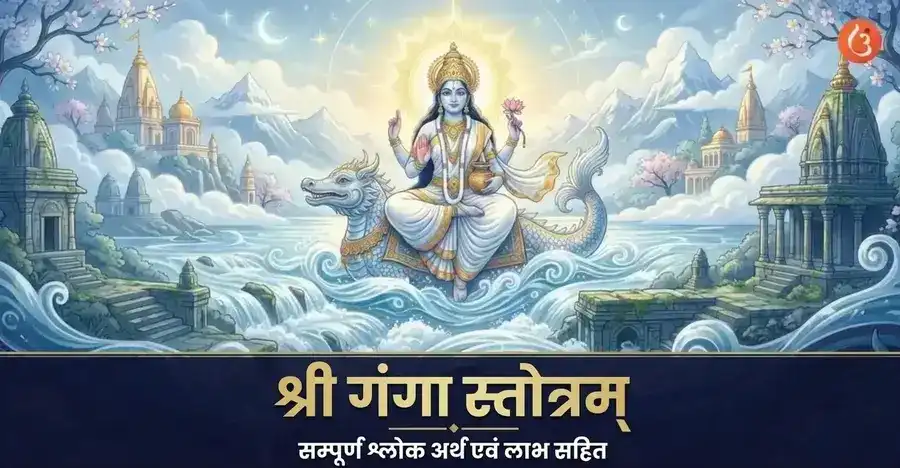 Goddess Ganga on her mount, the Makara