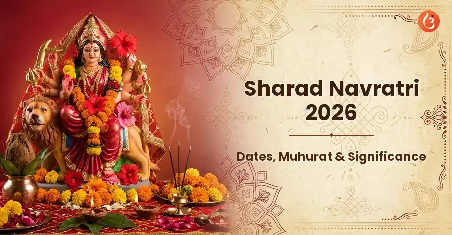 Sharad Navratri celebrations featuring Goddess Durga