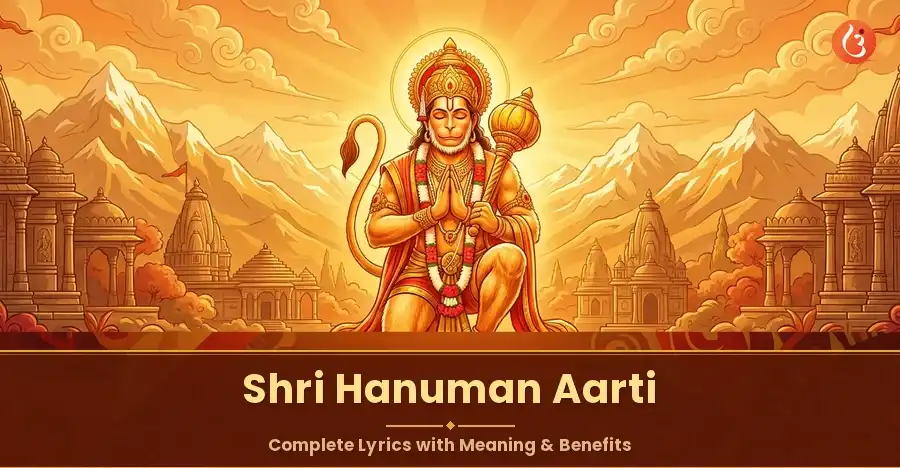 Lord Hanuman, the deity of the Hanuman Aarti