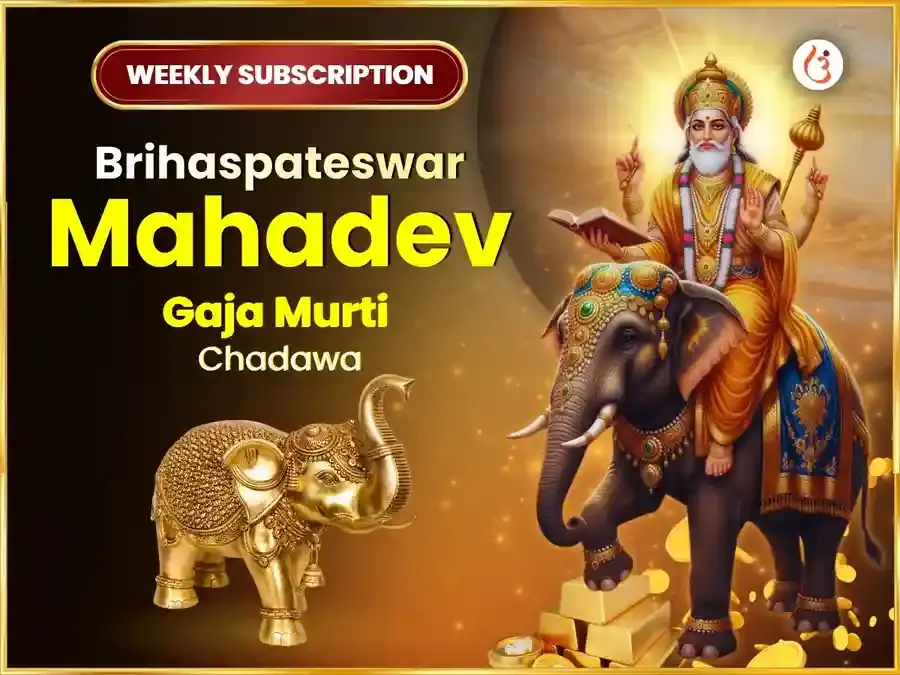 Guruvar Visesh Brihaspateshwar Weekly Gaja Murti Chadhawa - Utsav Puja