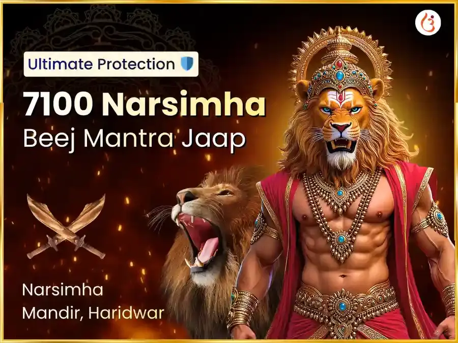 7100 Narsimha Beej Mantra Jaap & 108 Maha Kavach Hawan  - Utsav Puja