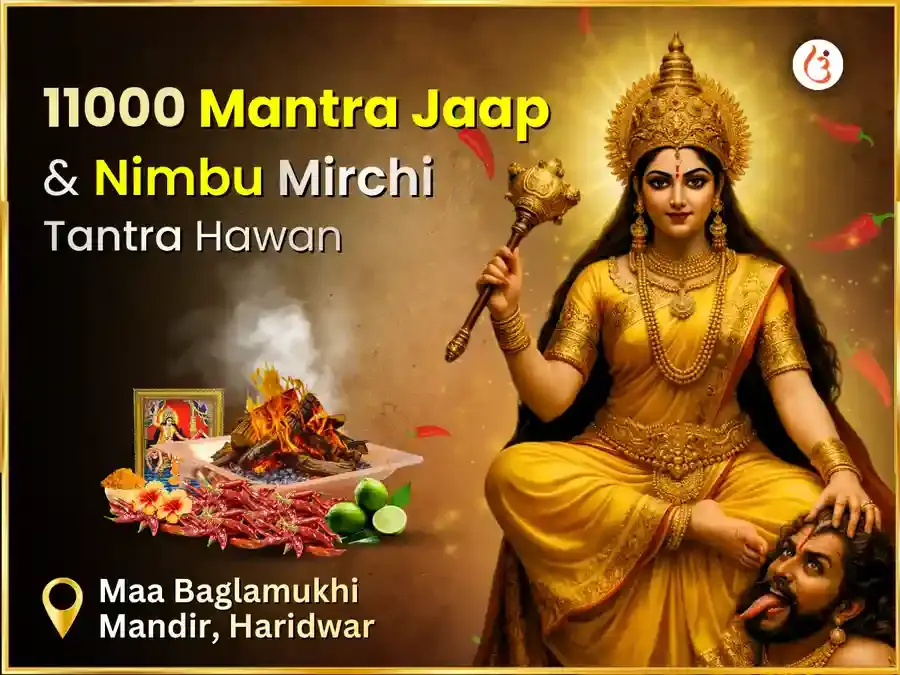Maa Baglamukhi Swarna Samriddhi Hawan & 11000 Mool Mantra Jaap - Utsav Puja