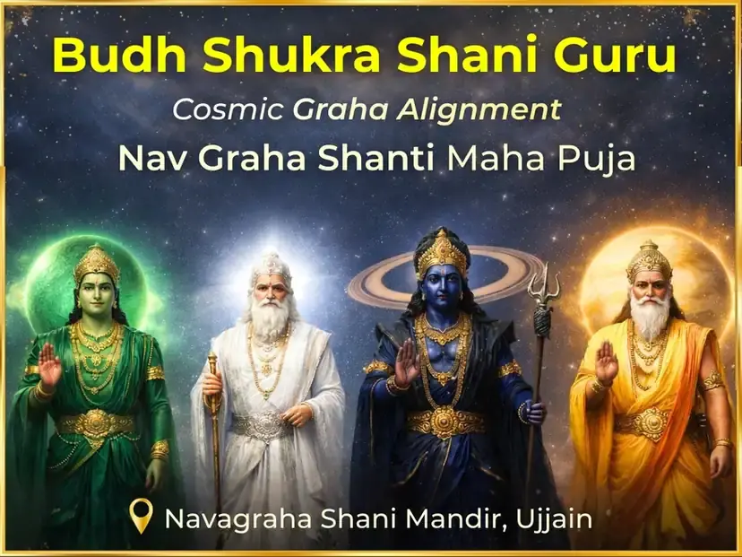 Budh-Shukra-Shani-Guru Cosmic Graha Alignment Navgraha Shanti Maha Puja - Utsav Puja