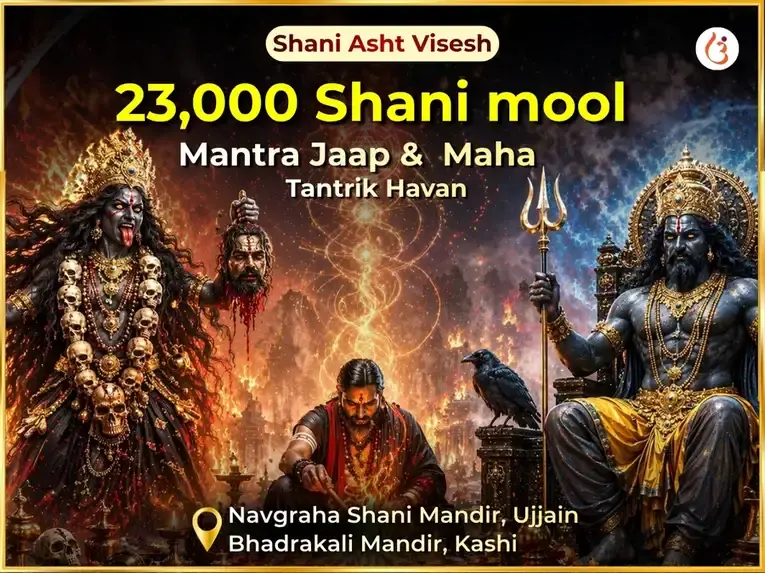 Shani Asht Visesh 23,000 Shani Mool Mantra Jaap &  Maha Tantrik Havan  - Utsav Puja