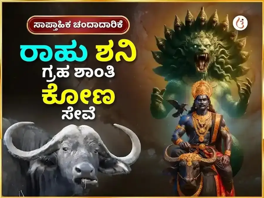 ಶನಿವಾರ ವಿಶೇಷ ರಾಹು ಶನಿ ಗ್ರಹ ಶಾಂತಿ ಸಾಪ್ತಾಹಿಕ ಮಹಿಷ ಸೇವೆ - Utsav Puja
