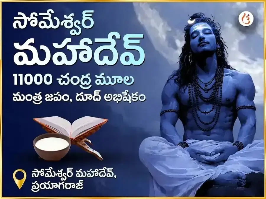 సోమేశ్వర్ మహాదేవ్ మందిర్ 11000 చంద్ర మూల మంత్ర జాప్ & దుధ్ అభిషేక్ - Utsav Puja