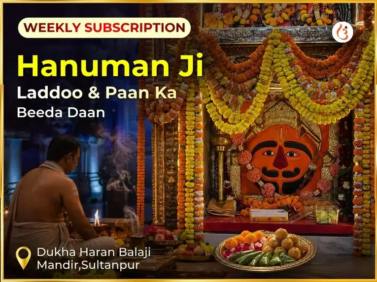 Mangalvar Visesh Hanumanji Weekly Laddoo & Paan Ka Beeda Daan - Utsav Puja
