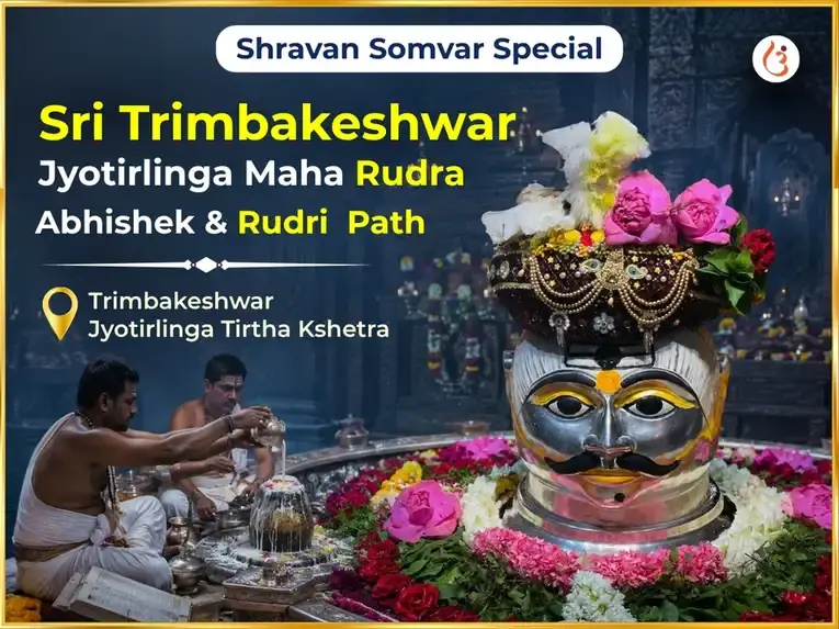 Shravan Somvar Visesh Sri Trimbakeshwar Jyotirlinga Maha Rudra Abhishek & Rudri Path Anusthan - Utsav Puja