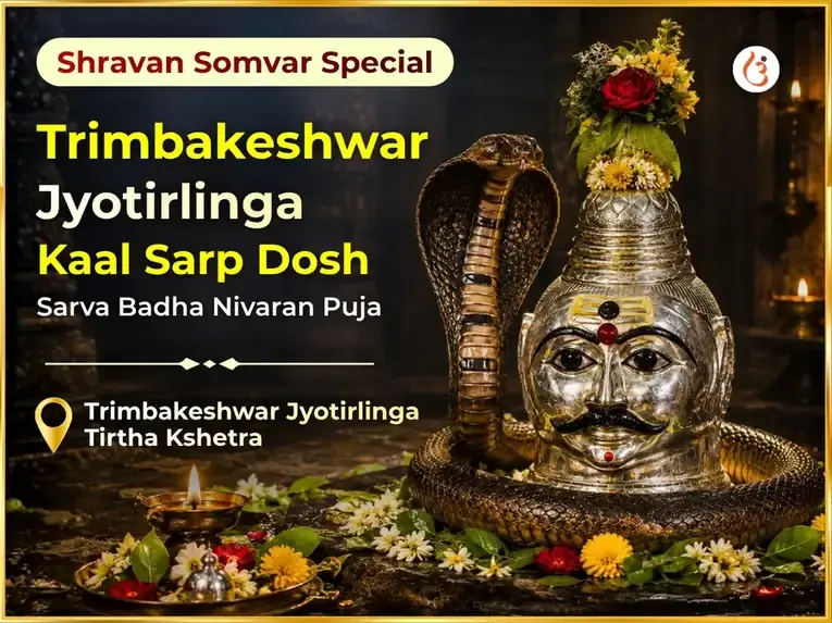 Shravan Somvar Special Trimbakeshwar Jyotirlinga Kaal Sarp Dosh Sarva Badha Nivaran Maha Puja - Utsav Puja