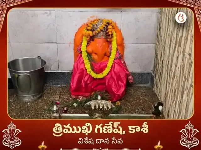 త్రి ముఖి గణేష్ కాశీ విశేష్ దాన్ సేవ - Bhet Offering