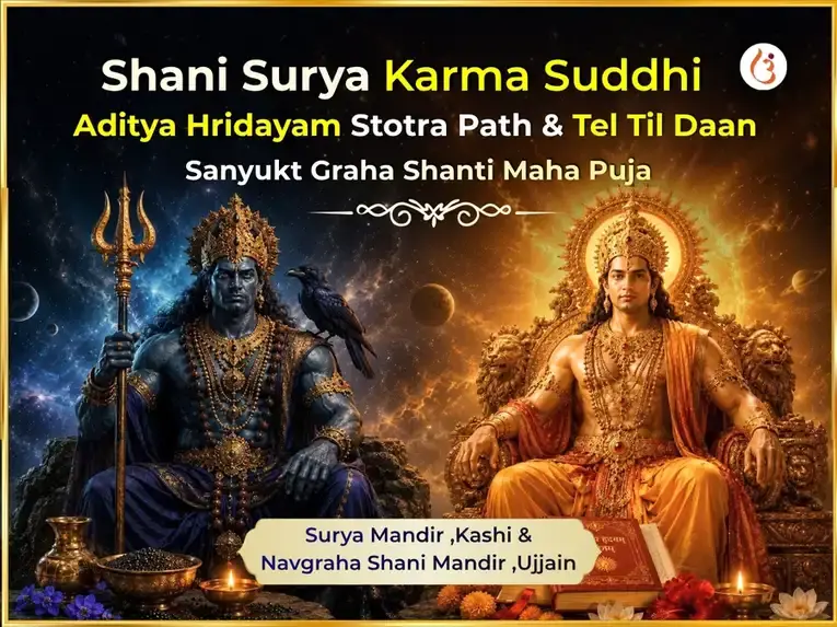 Shani Surya Karma Shuddhi Aditya Hridayam Stotra Path & Tel Til Daan Sanyukt Graha Shanti Maha Puja - Utsav Puja