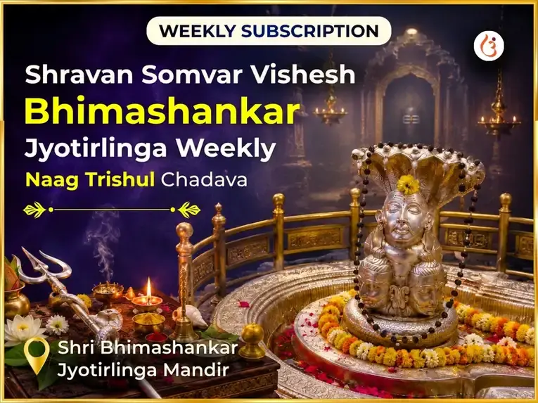 Shravan Somvar Vishesh Bhimashankar Jyotirling Weekly Naag Trishul Chadava - Utsav Puja