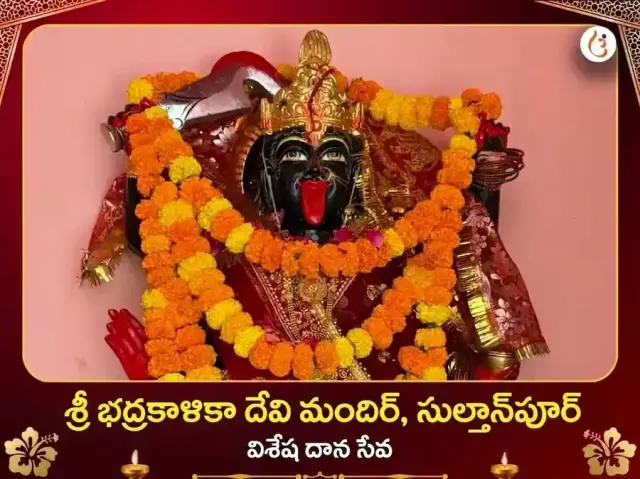 భద్రకాళి మందిర్ దుర్గాకుండ్ విశేష్ దాన్ సేవ - Bhet Offering