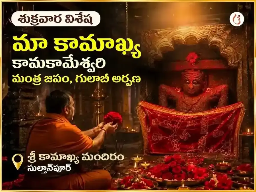 మా కామాఖ్య కామ-కామేశ్వరి మంత్ర జాప్ & గులాబ్ అర్పణ్ - Utsav Puja