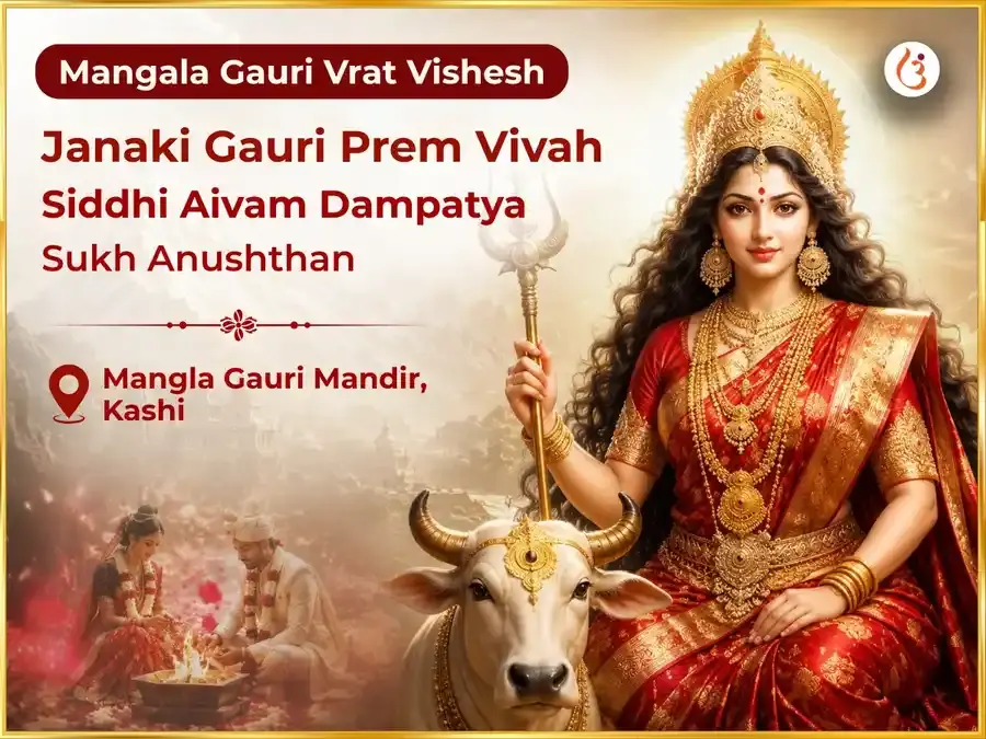 Mangala Gauri Vrat Vishesh Janaki Gauri Prem Vivah Siddhi & Dampatya Sukh Anushthan - Utsav Puja