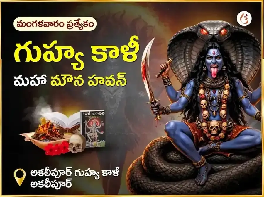 అకాలిపూర్ గుహ్య కాళి రహస్య మహా మౌన హవనం - Utsav Puja