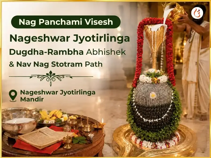 Nag Panchmi Vishesh Nageshwar Jyotirlinga Dugdha-Rambha Abhishek & Nav Nag Stotram Path - Utsav Puja