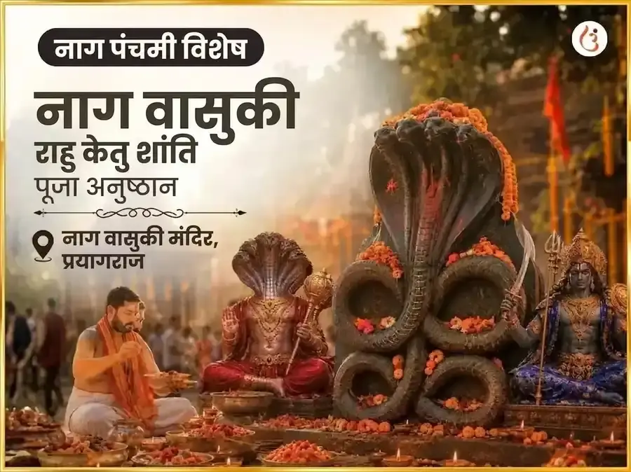 नाग पंचमी विशेष नागराज नाग वासुकी मंदिर प्रयागराज राहु केतु शांति महा अनुष्ठान - Utsav Puja