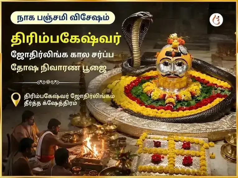 நாக பஞ்சமி விசேஷ த்ரயம்பகேஷ்வர் ஜோதிர்லிங்க காலசர்ப்ப தோஷ நிவாரண பூஜை - Utsav Puja