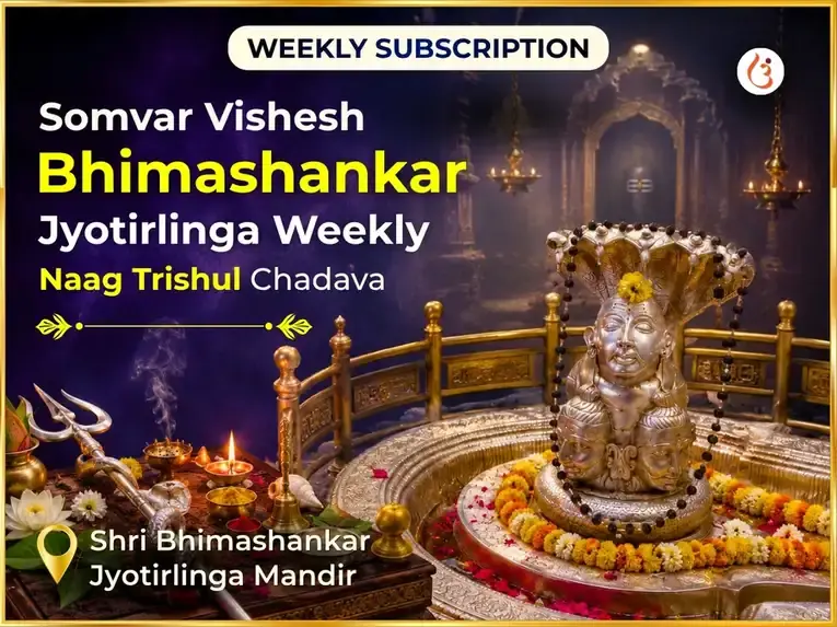  Somvar Vishesh Bhimashankar Jyotirling Weekly Naag Trishul Chadava - Utsav Puja