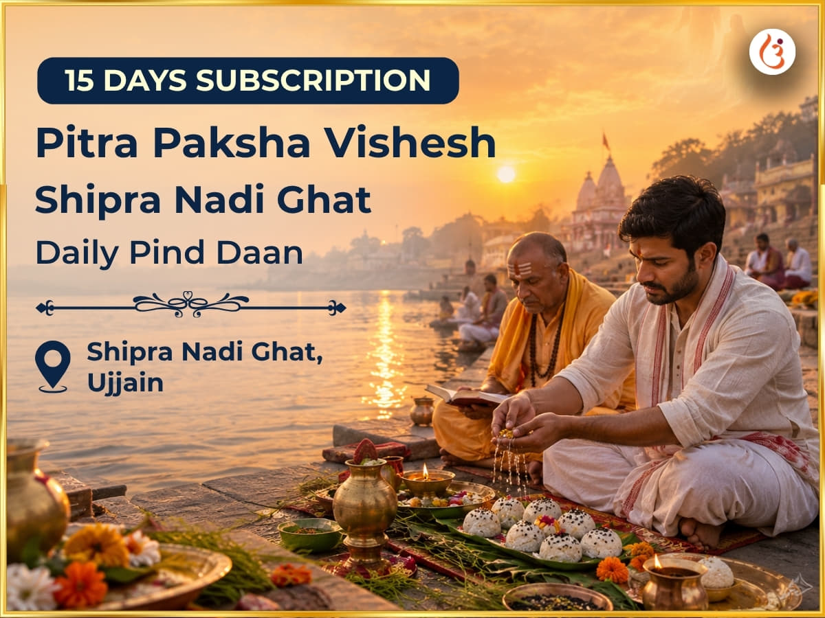 Pitra Paksh Visesh Shipra Nadi Ghat Daily Pind Daan - Utsav Puja