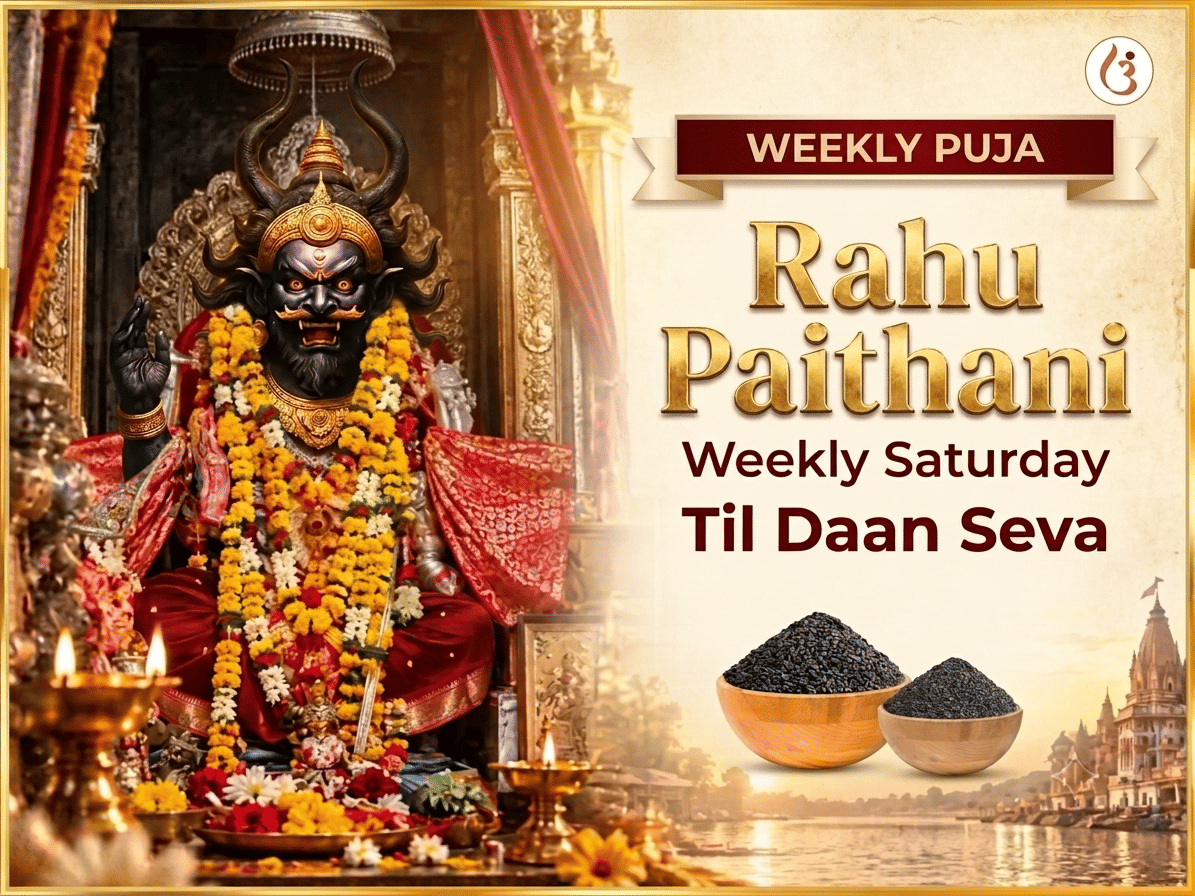 Saturday Weekly Rahu Shanti Til Arpan Seva - Utsav Puja