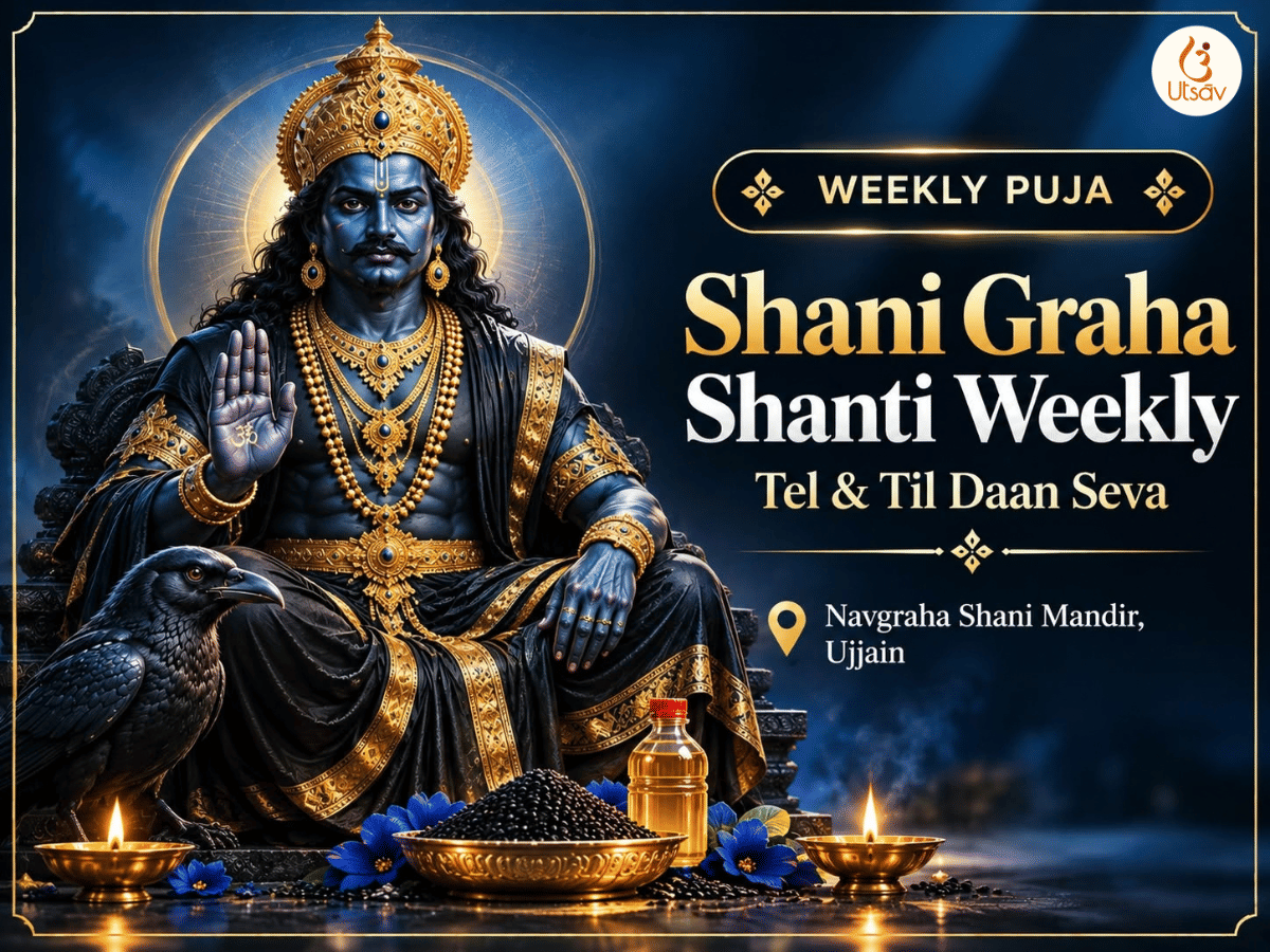 Saturday Special Shani Graha Shanti Weekly Oil & Till Daan Seva Anusthan - Utsav Puja