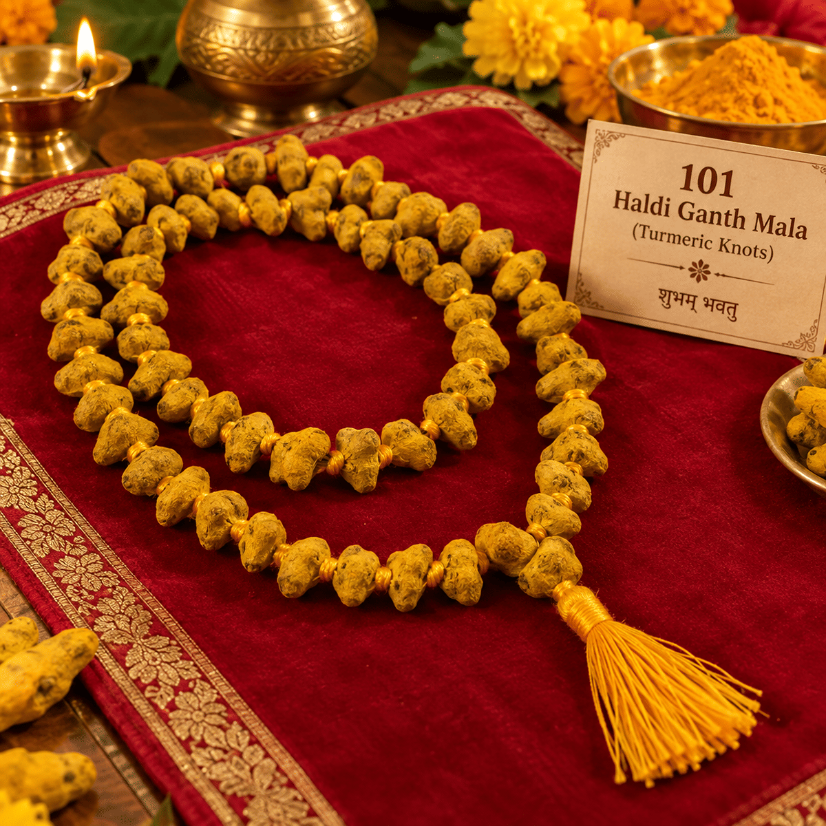 101 Haldi Ganth Mala Arpan