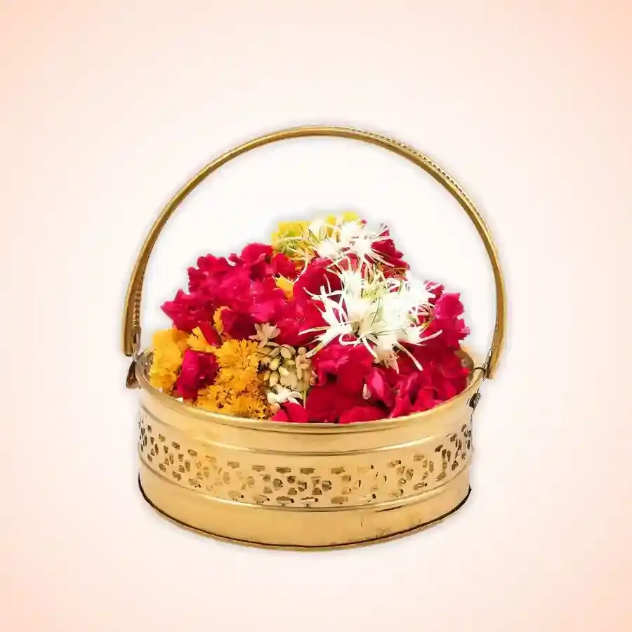 पुष्प टोकरी (४ पूजा/माह)